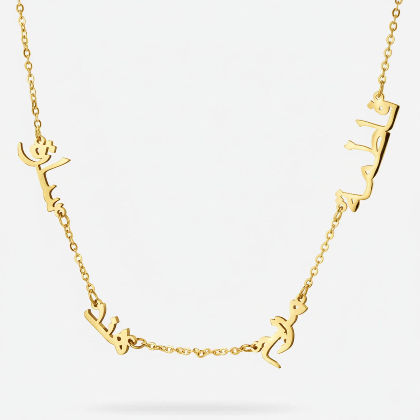 Personalized Arabic Multiple Name Necklace